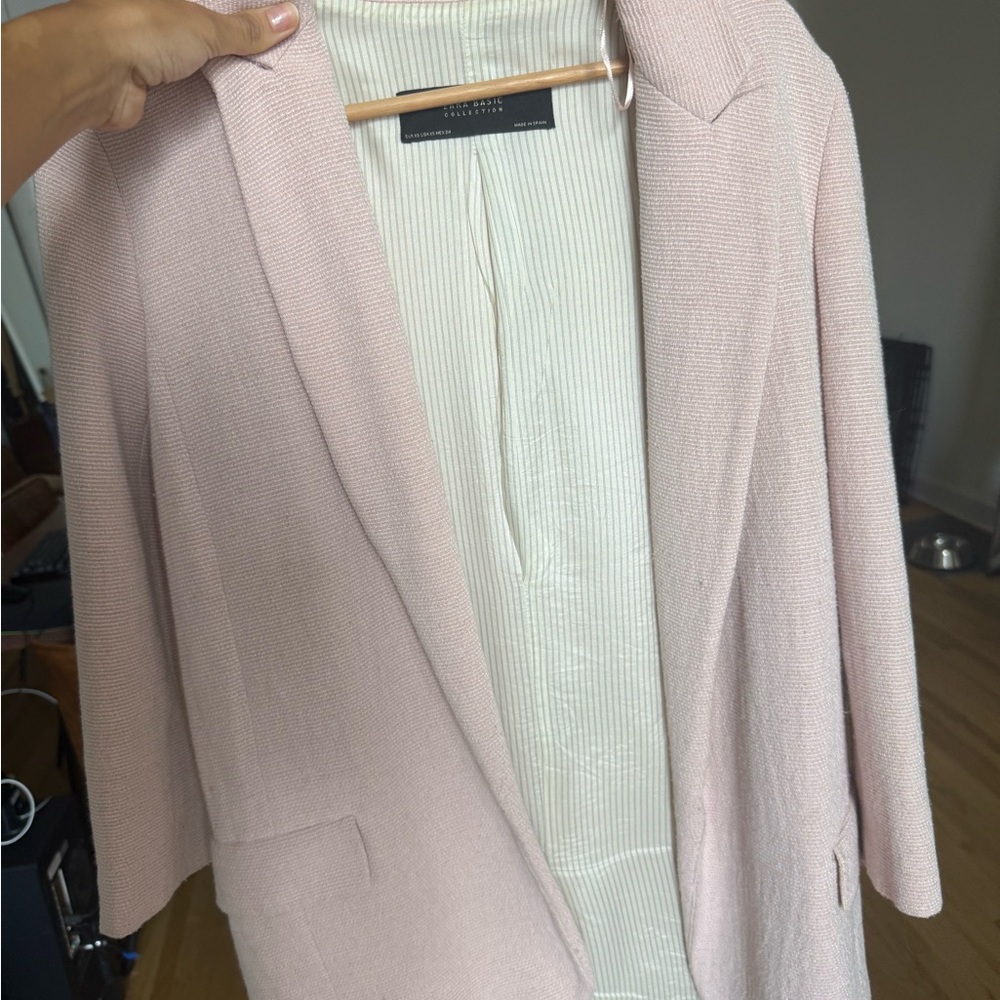 Zara Soft Pink Women's Blazer